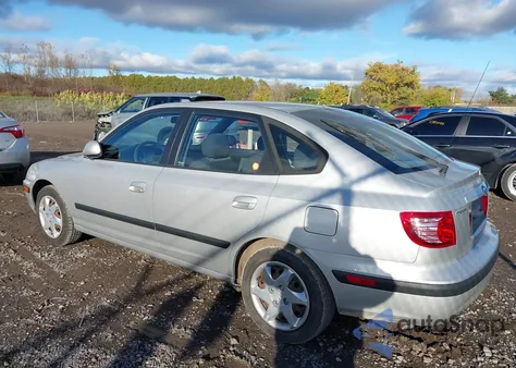 2006 Hyundai Elantra Gls/Gt из США, поврежденный, VIN KMHDN56D26U201938